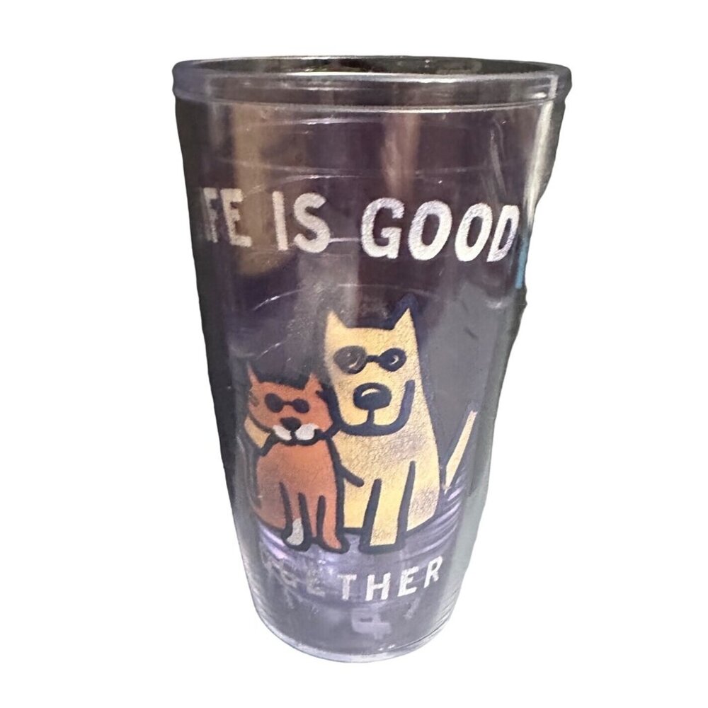 Life Is Good TOGETHER Tervis Tumbler 16oz  No lid Made‎ in USA